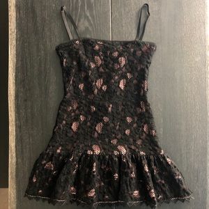 Kooples lace mini dress in size 36